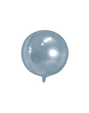 Ballon aluminium en forme de bulle argenté
