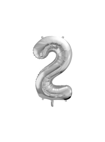 Ballon Aluminium Chiffre En Argent Cm Pour F Tes Et