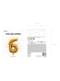 Ballon aluminium chiffre