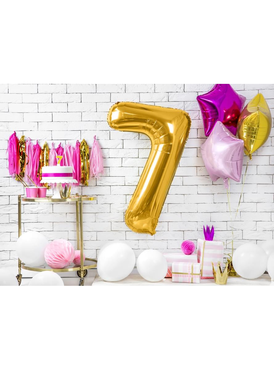 Ballon aluminium chiffre  