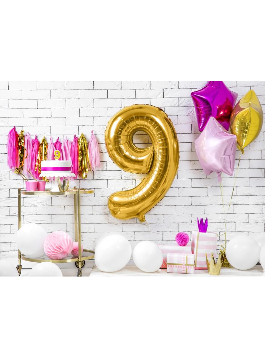 Ballon aluminium chiffre  