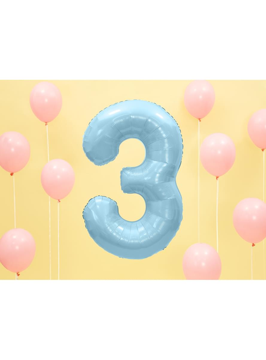 Ballon aluminium chiffre  