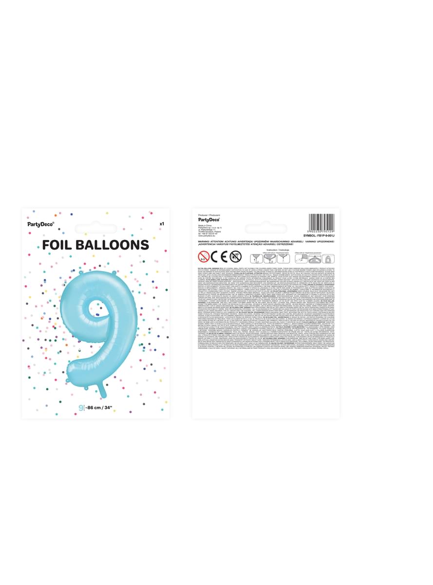 Ballon aluminium chiffre  
