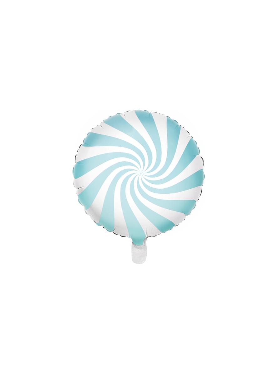 Ballon aluminium en forme de bulle bleu clair