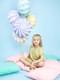 Ballon aluminium en forme de bulle lila