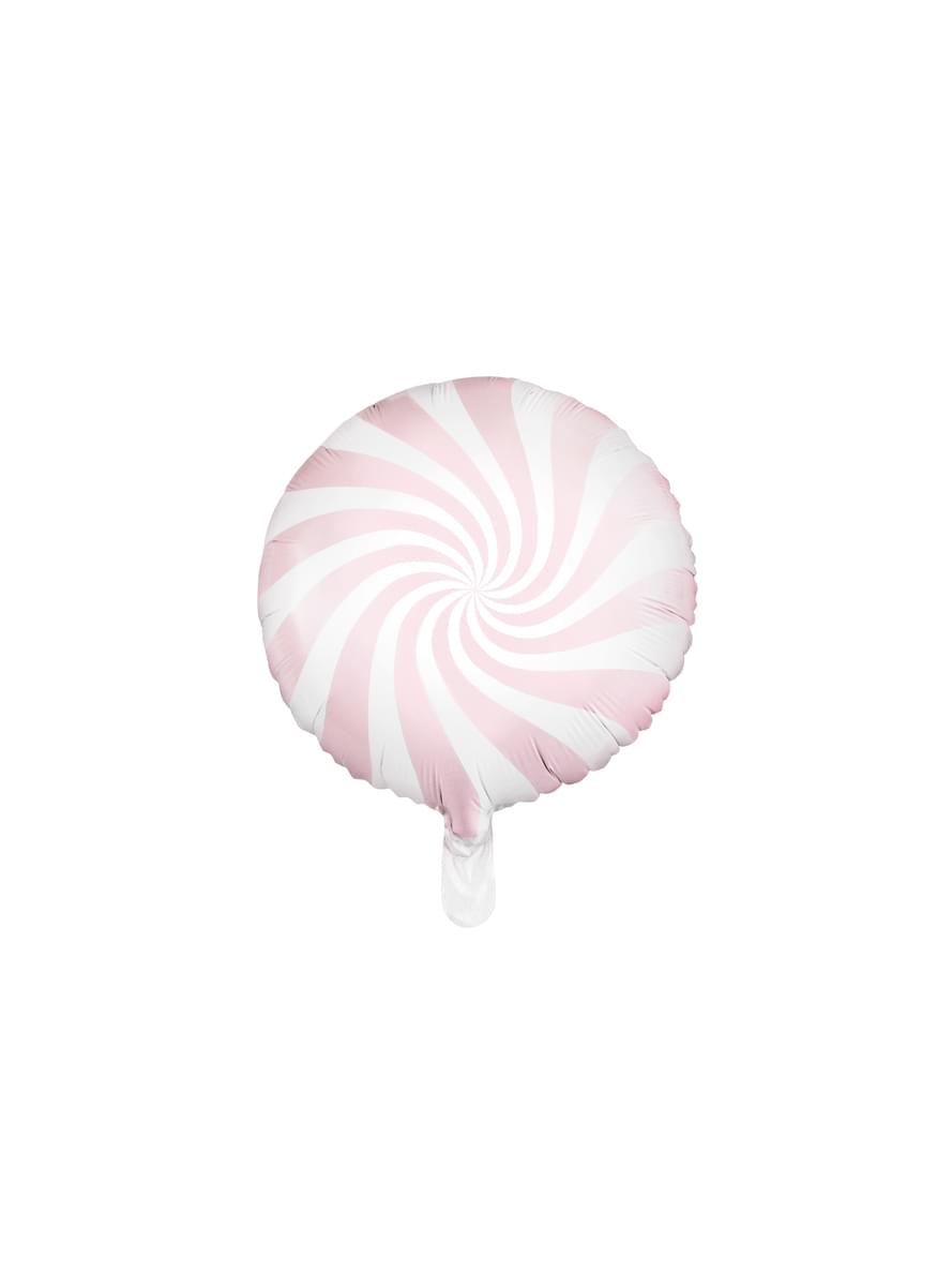Globo de foil con forma de balón rosa claro