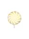 Jasnożółty balon foliowy Kula