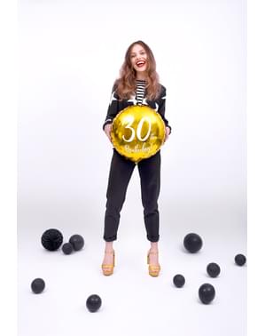 «30» Фольга куля в золоті