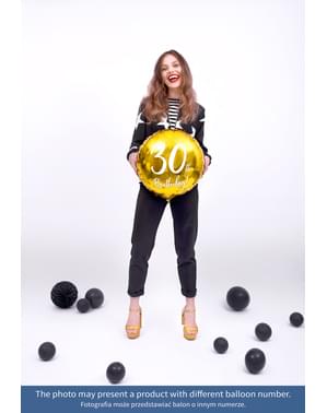 "40" Foil balon dengan emas