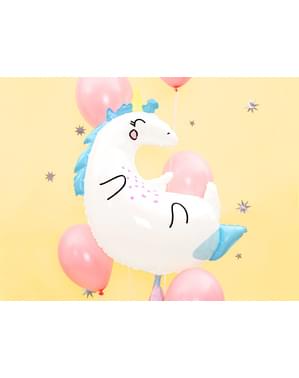 Foil balloon of a unicorn measuring (70x75cm) - Unicorn Collection