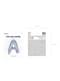 Folienballon Buchstabe A silber mit Glitzer