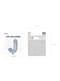 Folienballon Buchstabe J silber mit Glitzer