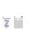 Folienballon Buchstabe Z silber mit Glitzer