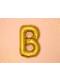 Globo foil letra B dorado (35 cm)