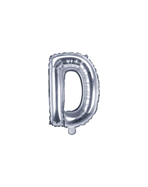 Буква D Фольга куля в сріблі