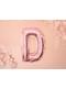 Palloncino di foil lettera D color oro rosa