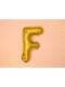 Folienballon Buchstabe F gold