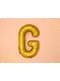 Globo foil letra G dorado