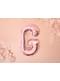 Letter G foil balloon in rose gold