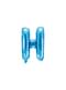 Letter H Foil Balloon in Blauw