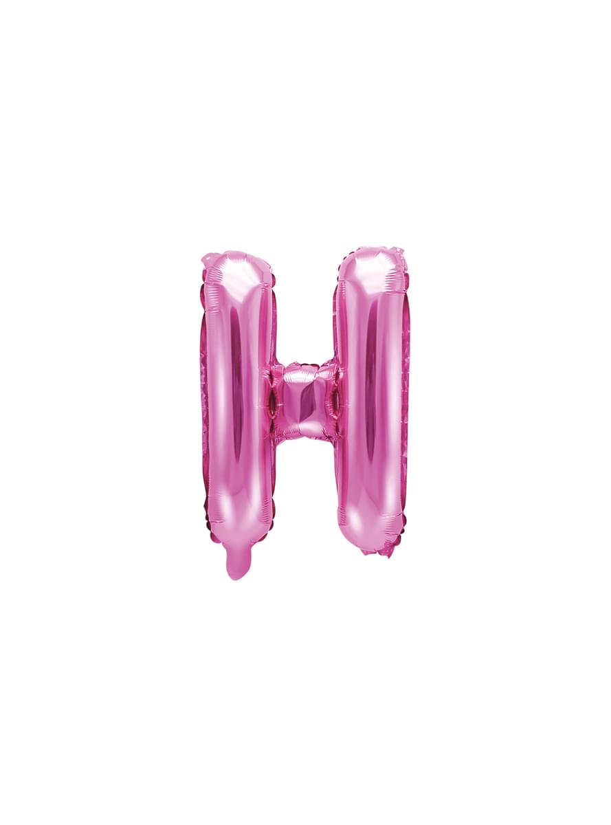 בלון האות H לסכל ב Dark Pink