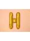 Palloncino di foil lettera H dorato
