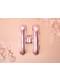Ballon aluminium lettre H rose gold