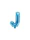 Folienballon Buchstabe J blau