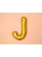Ballon aluminium lettre J doré