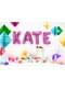 Ballon aluminium lettre K rose foncé