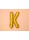 Folienballon Buchstabe K gold