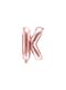 Ballon aluminium lettre K rose gold