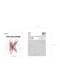 Ballon aluminium lettre K rose gold