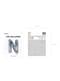 Ballon aluminium lettre N argenté