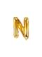 Palloncino di foil lettera N dorato