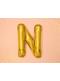 Folienballon Buchstabe N gold