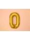 Letter O Foil Balloon in Goud