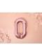 Ballon aluminium lettre O rose gold