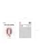 Ballon aluminium lettre O rose gold