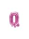 Palloncino di foil lettera Q rosa scuro