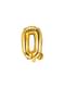 Ballon aluminium lettre Q doré