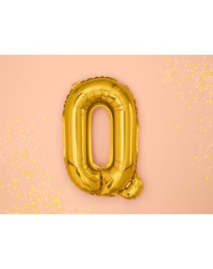 Folienballon Buchstabe Q gold