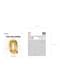 Folienballon Buchstabe Q gold