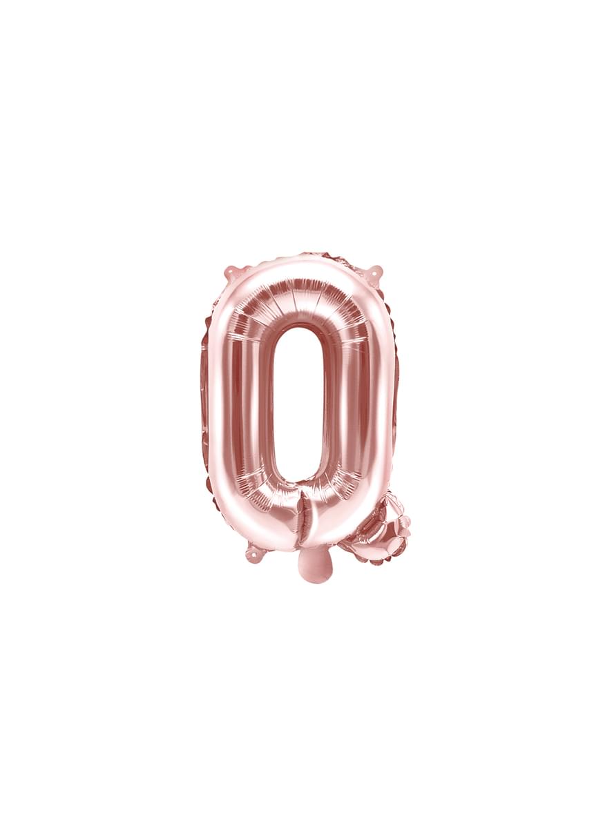 Balon foliowy rose gold Litera Q