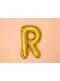 Palloncino di foil lettera R dorato