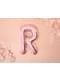 Folienballon Buchstabe R roségold