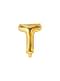 Letter T Foil Balloon in Gold
