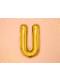 Folienballon Buchstabe U gold (35cm)