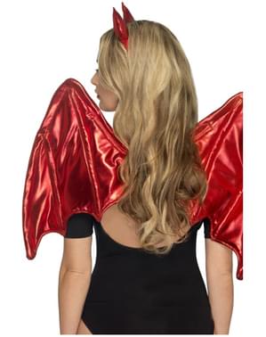 Kit de acessórios de diabo para mulher