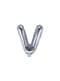 Ballon aluminium lettre V argenté (35cm)
